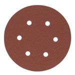 Sanding Discs 6", 6 Hole, Hook and Loop