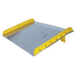 Aluminum Dock Plates with Safety Curb